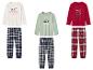 Kinderpyjama's met lange mouwen met prints: 'Make your own magic', 'Follow your dreams' en 'A nap is always a good idea'.
