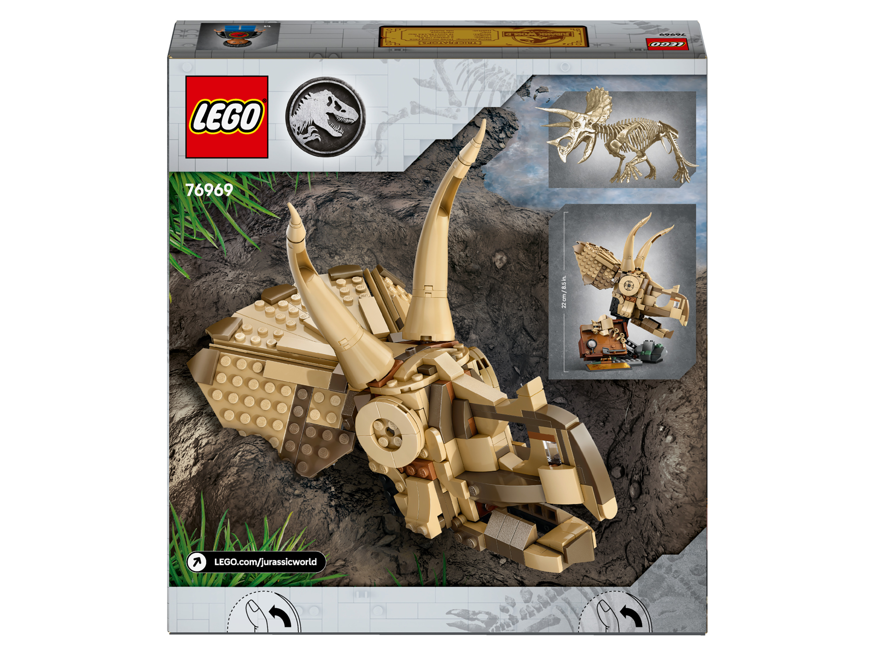 LEGO Jurassic World™ Dinosaurusfossielen: Triceratops schedel 76969