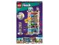 LEGO Friends set 41748, een modulair gebouw met meerdere verdiepingen en minifiguren.