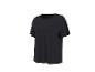 Donkergrijs T-shirt met korte mouwen en ronde hals