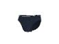 Donkerblauwe herenslip met witte tailleband