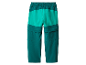 Kinderbroek met rits, teal en turquoise.