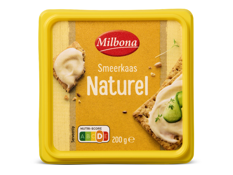 Milbona Smeerkaas Naturel, 200 g