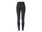 Zwarte high-waisted sportlegging met geplooide details op de achterkant.