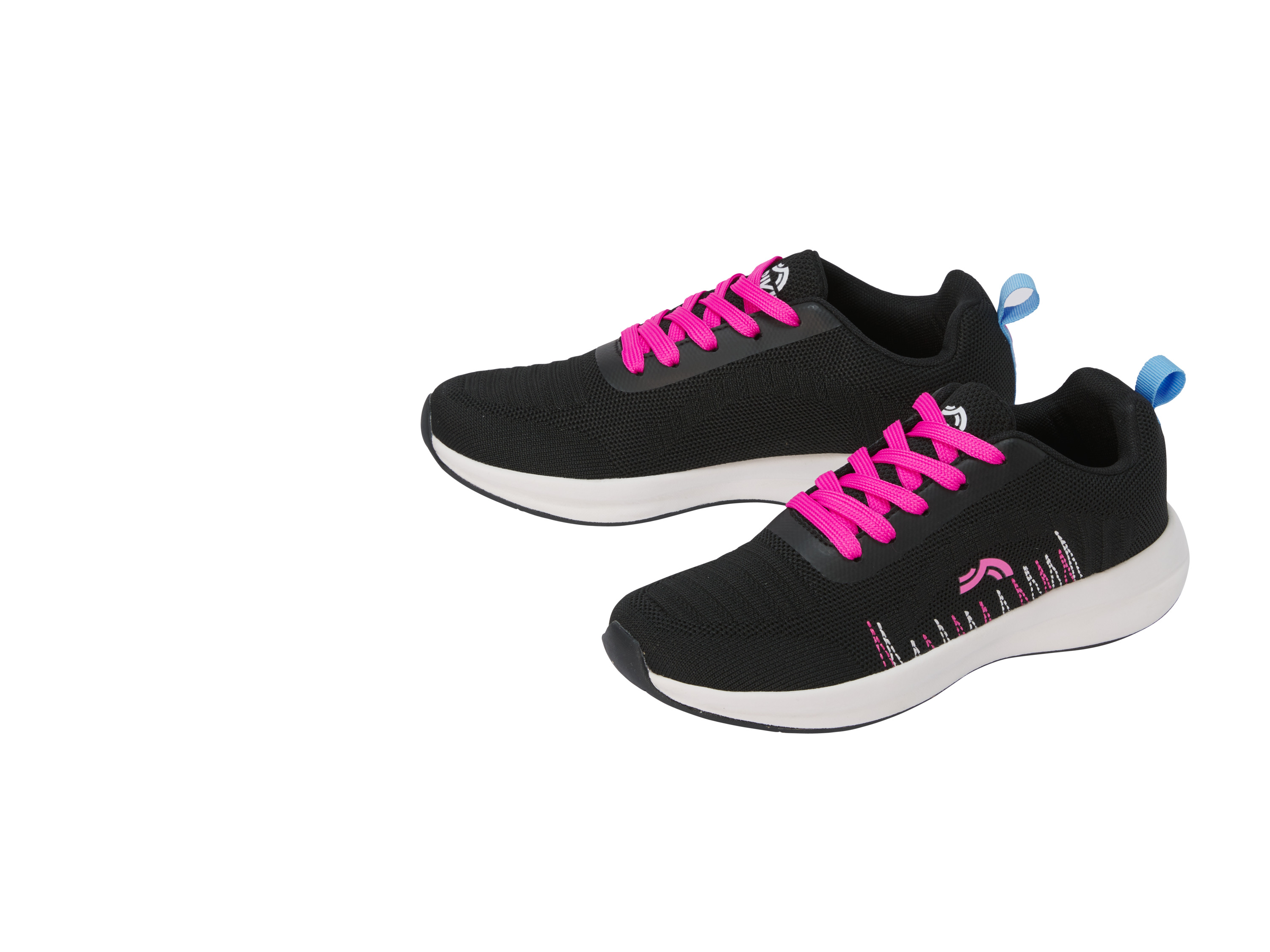 CRIVIT Dames sportschoenen (Zwart/roze, 36)
