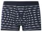 Herenboxershort met blauwe en witte strepen