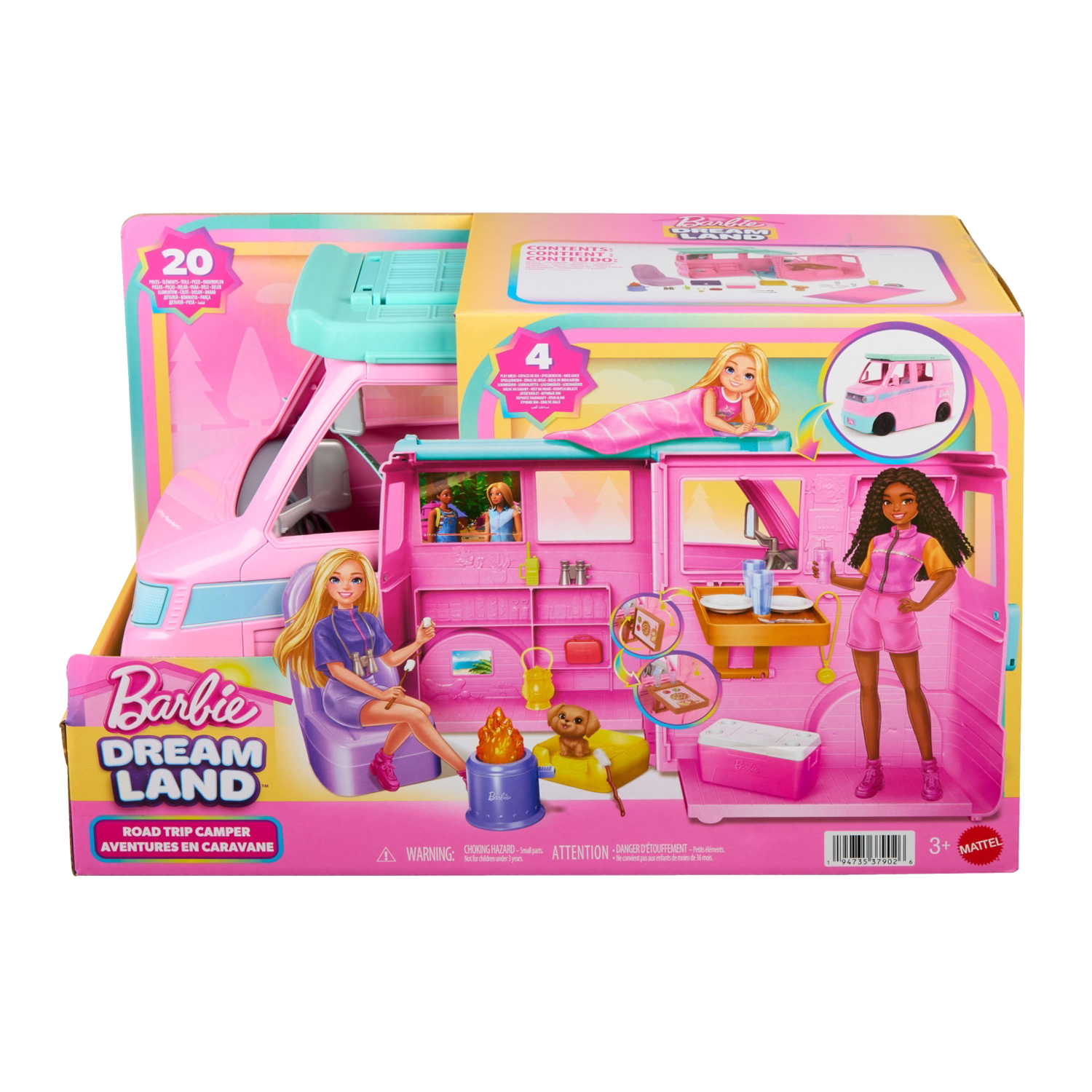 BARBIE Speelset Dreamland Road Trip Camper