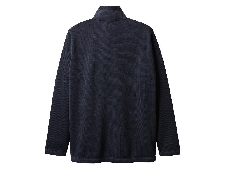 Zwarte coltrui met rits, achterkant