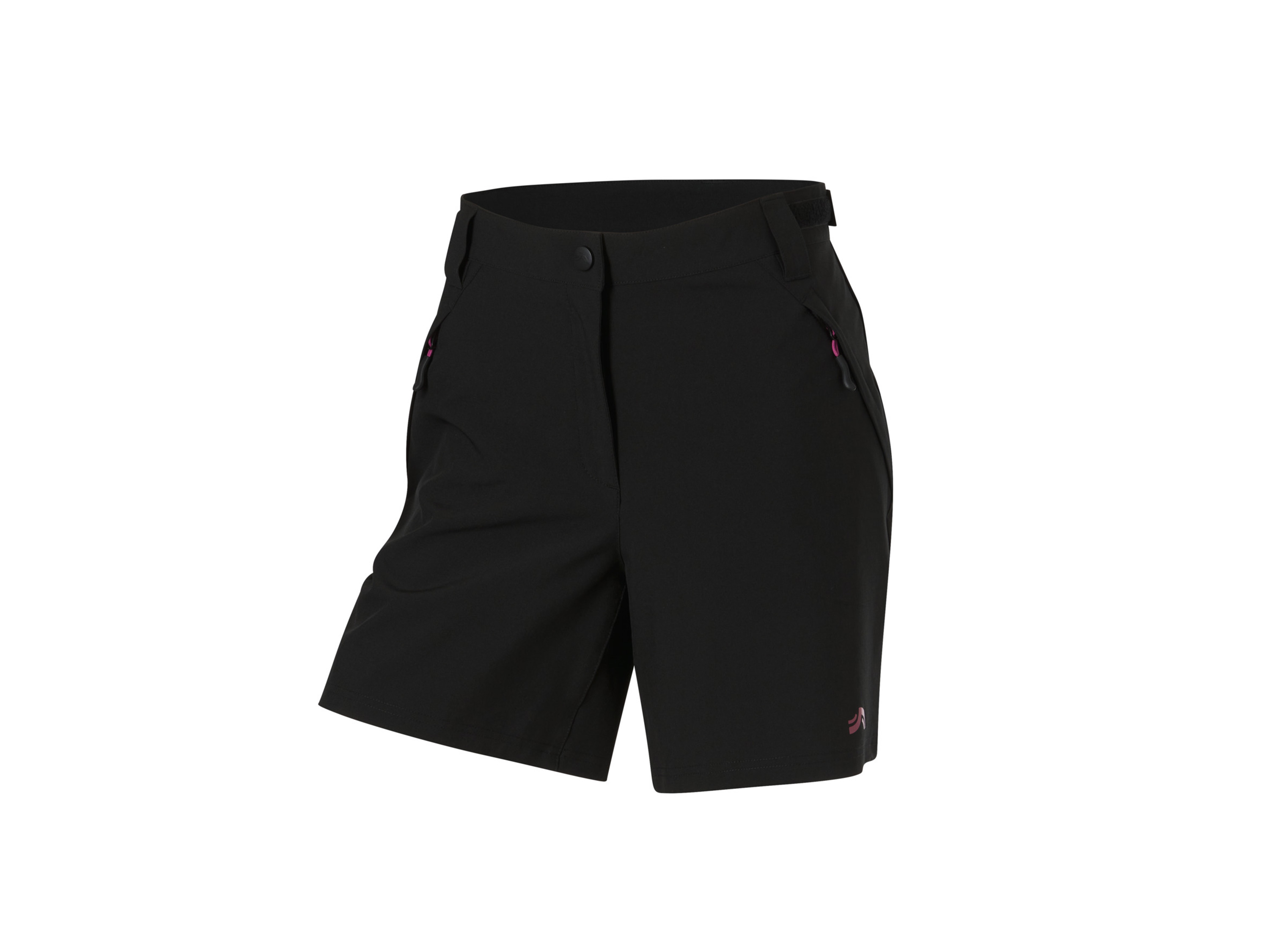 CRIVIT 2-in-1 dames fietsbroekje (Zwart, 36)