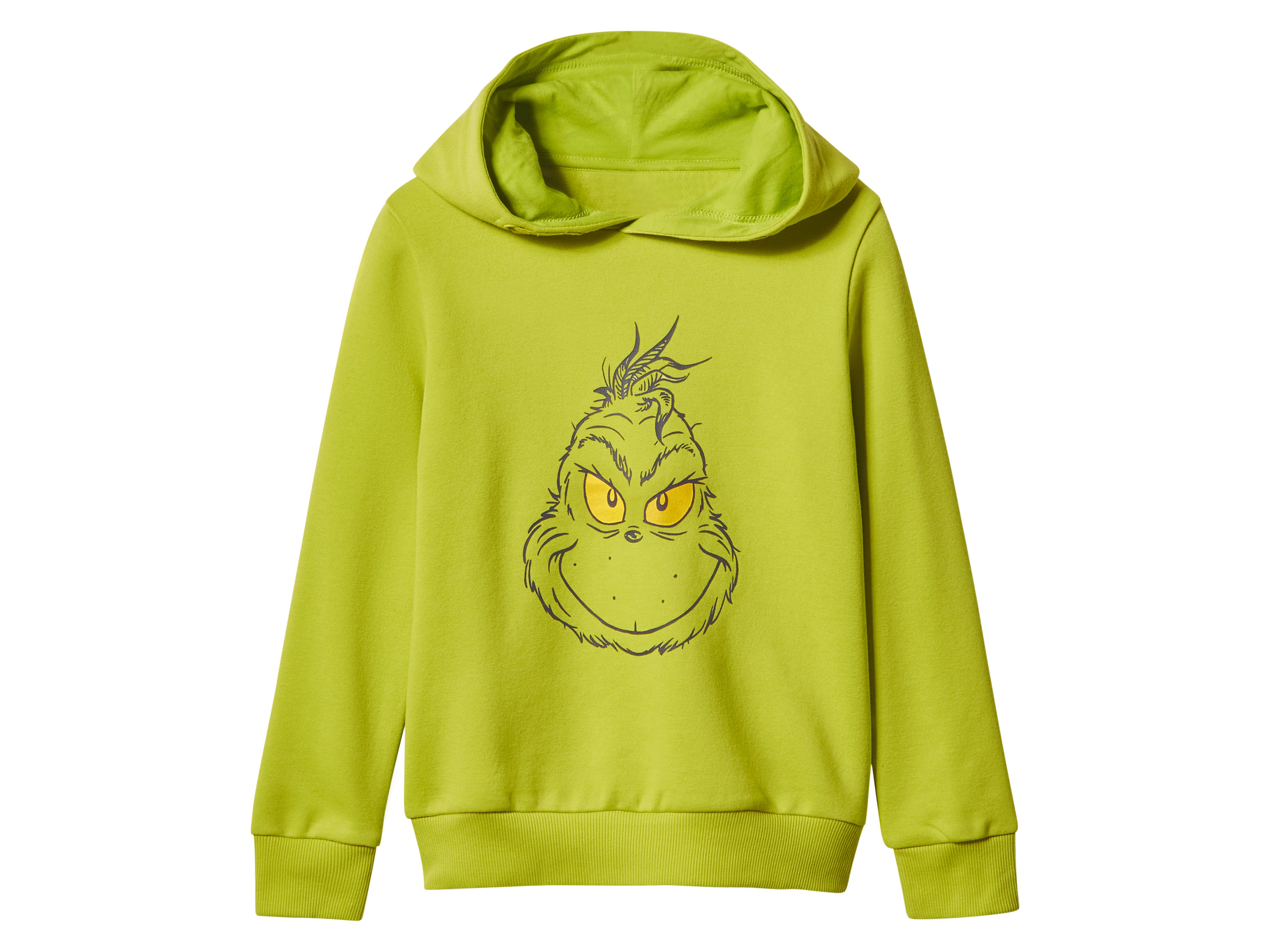 Kinder kersthoodie of trui The Grinch (Groen, 122/128)