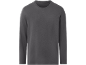 Donkergrijs herenshirt met lange mouwen