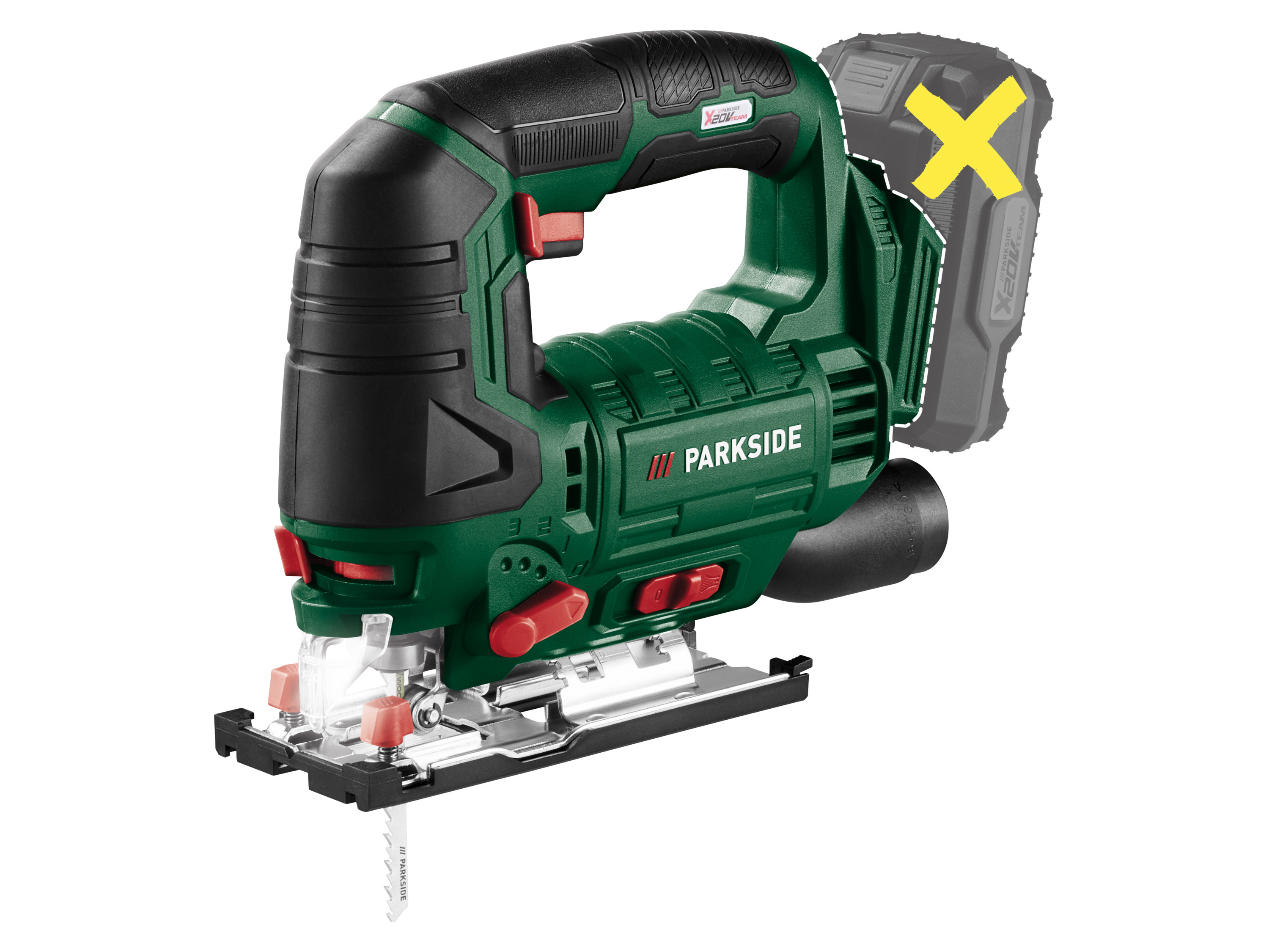 PARKSIDE Accu-decoupeerzaag 20 V zonder accu en lader