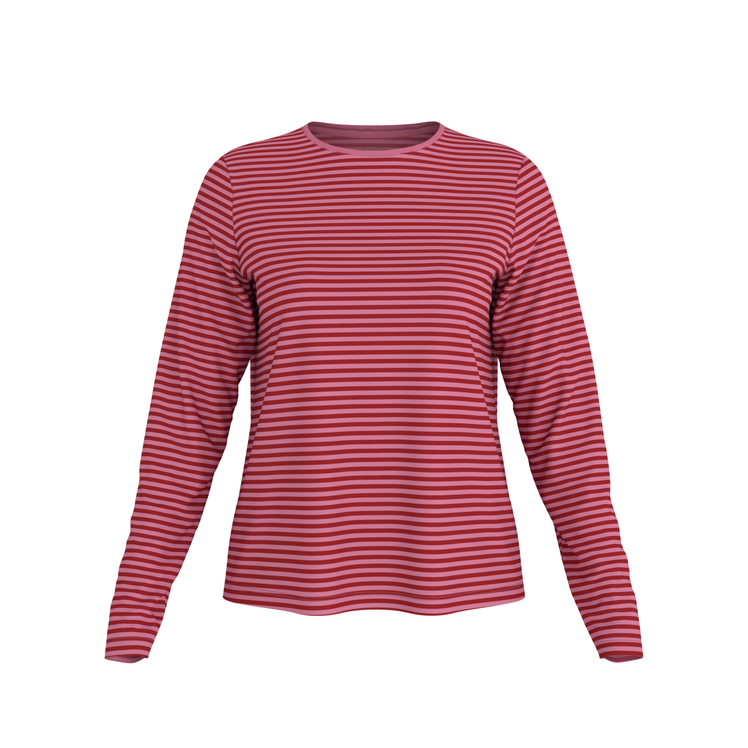 ESMARA Dames longsleeve (rood/roze, L (44/46))
