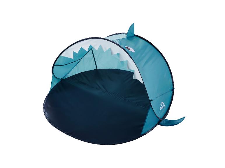 Cavit kinder tent, haaienthema, blauw en zwart.