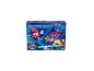 Battle Pinball Galaxy spel met Mario, met waarschuwing voor kleine onderdelen, geschikt voor 4+.
