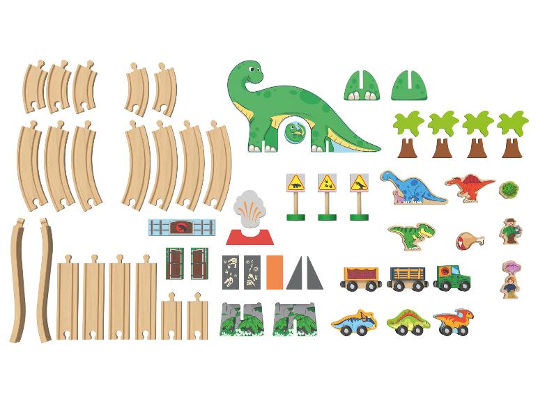 Houten treinset