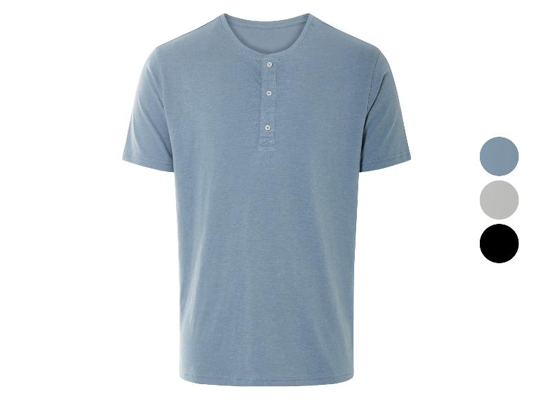 Korte mouw henley shirts, verschillende kleuren.