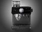 Premium espressomachine SILVERCREST SEMST 1500 A1 met geïntegreerde molen.