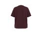 Bordeauxrood T-shirt met korte mouwen, achteraanzicht