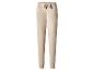 Beige joggingbroek met een decoratieve grijze strik in de taille