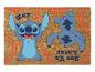 Kokosmat met twee blauwe stripfiguren en de tekst 'Hey' en 'See Ya Later'.