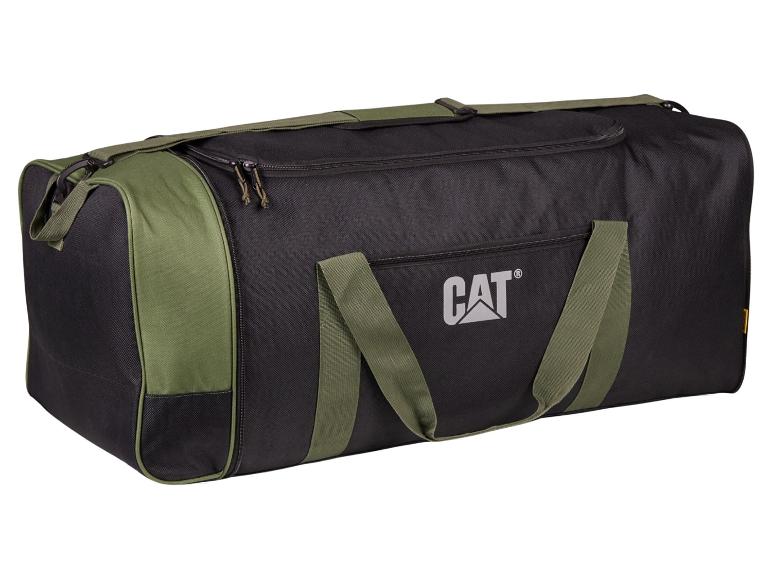 Cat sporttas, zwart en olijfgroen.