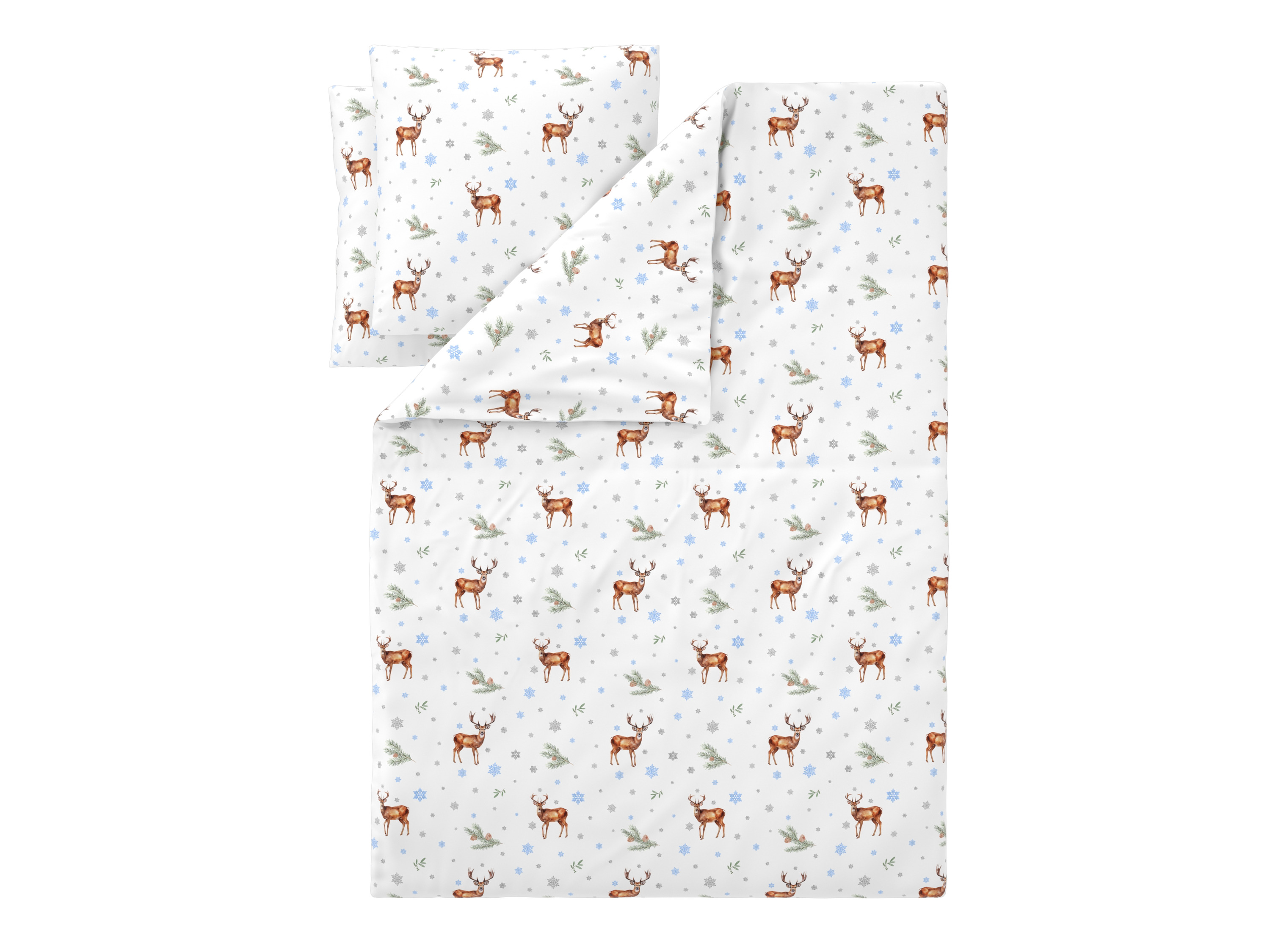 LIVARNO Fijnbiber beddengoed, 200 x 200 cm (Let op: LV OSNL) (Hert) afbeelding