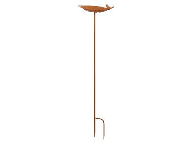DOBAR Vogelbad op stok, 200 ml, metaal