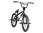 Zwarte BMX-fiets met gele accenten