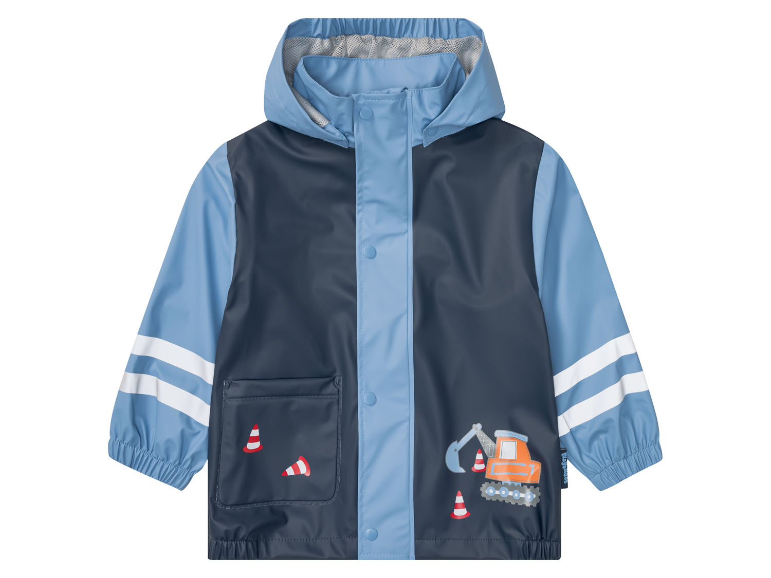 PLAYSHOES Kinder regenjas, wind- en waterdicht (Bouwplaats, 86/92)