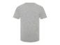 Effen grijs heren T-shirt, achterkant