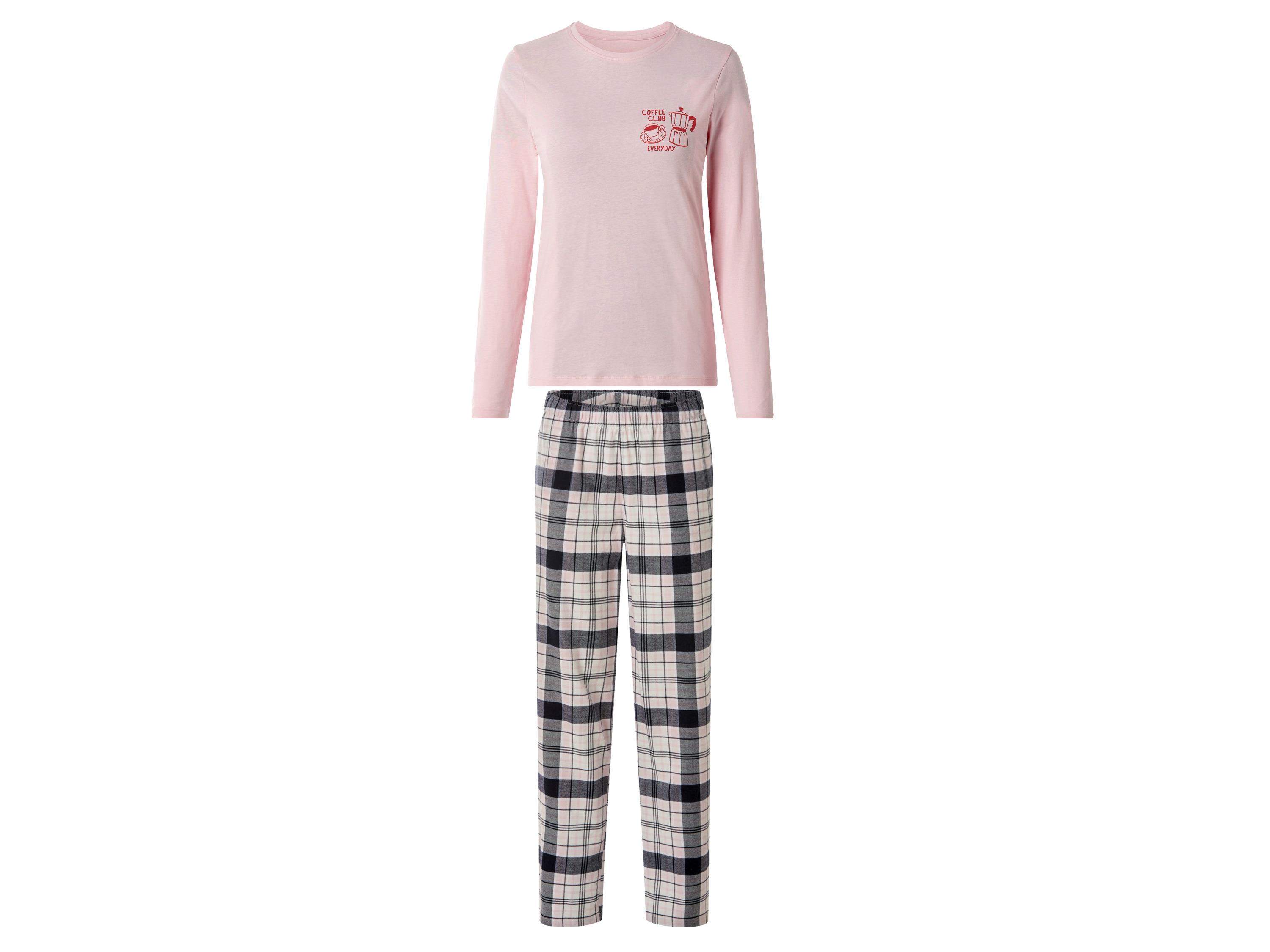 ESMARA Dames pyjama (Lichtroze, L (44/46))