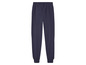 Donkerblauwe joggingbroek met elastische tailleband.