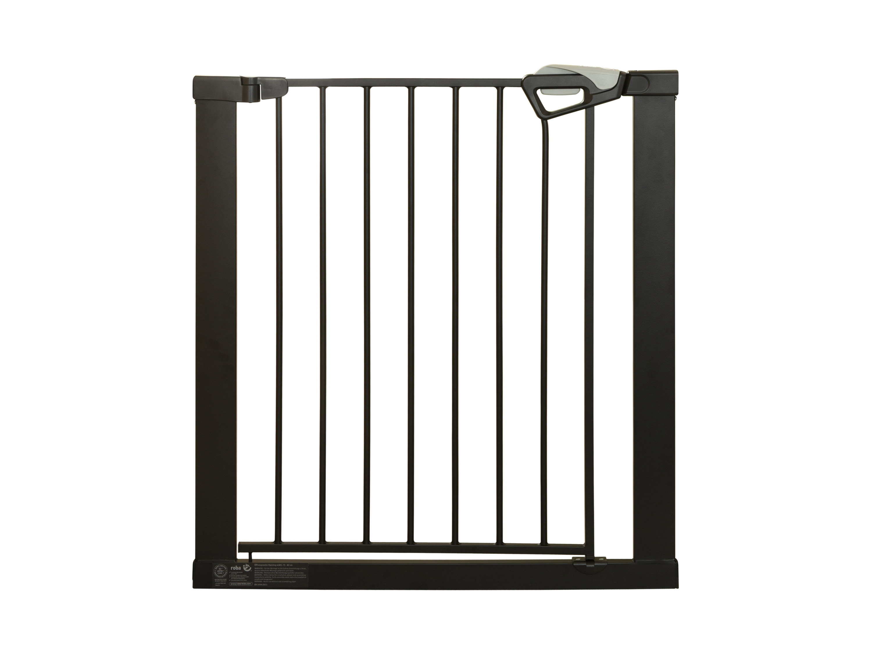 roba Traphekje - metaal - 75-82 cm (Zwart mat)