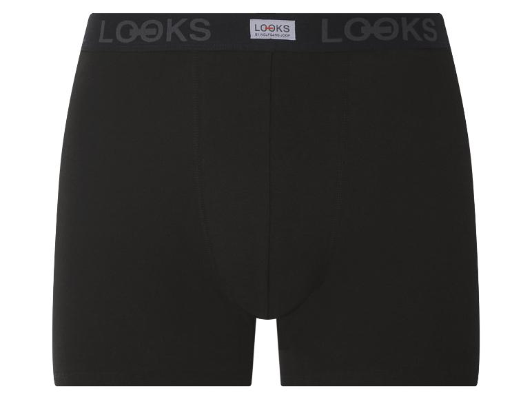 Zwarte boxershorts met 'LOOKS by WOLFGANG JOOP' tailleband.