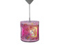 Roze hanglamp met Paw Patrol print.