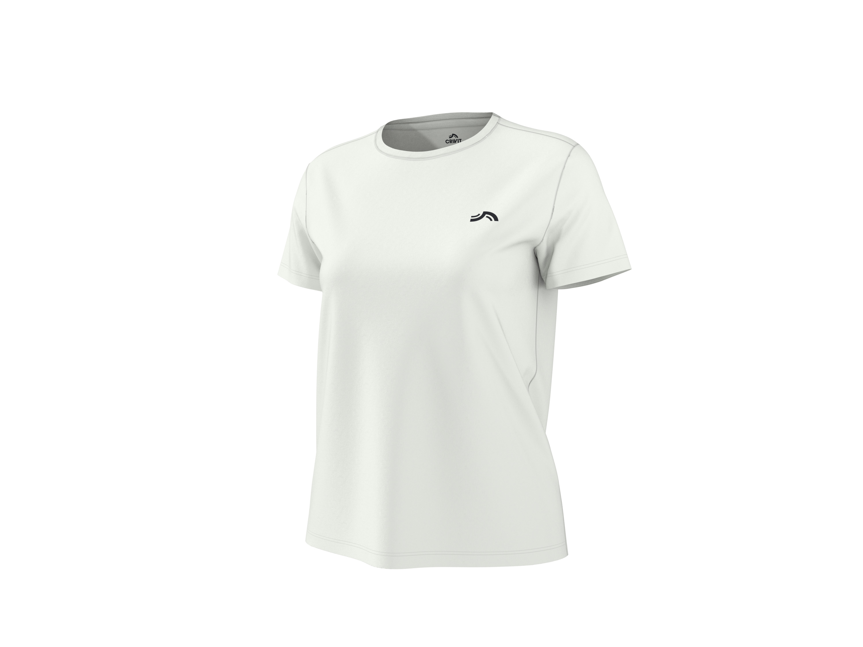 CRIVIT Dames sportshirt (Wit, S (36/38))