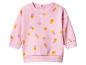 Roze baby sweater met kleurrijke stippen