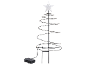 Lichtgevende spiraalvormige kerstboom met ster, op batterijen.