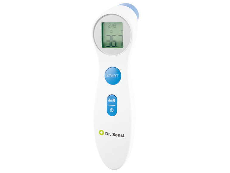 Ga naar volledige schermweergave: Dr. Senst Voorhoofd-thermometer, 2in1, met infrarood-sensor - afbeelding 1