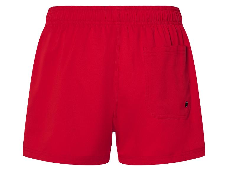 Rode zwemshorts.