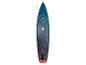 Opblaasbaar SUP-board, blauw-koraal design.
