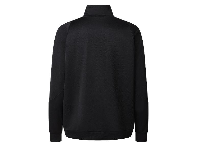 Zwarte sweater met rits.