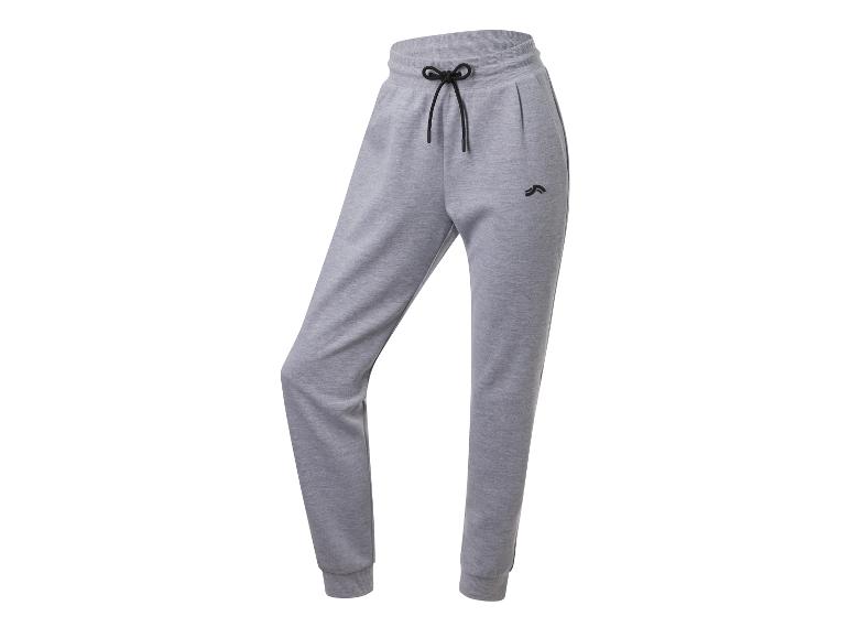 Grijze joggingbroek met trekkoord.