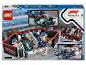 LEGO City Formule 1 set met garage en raceauto's.