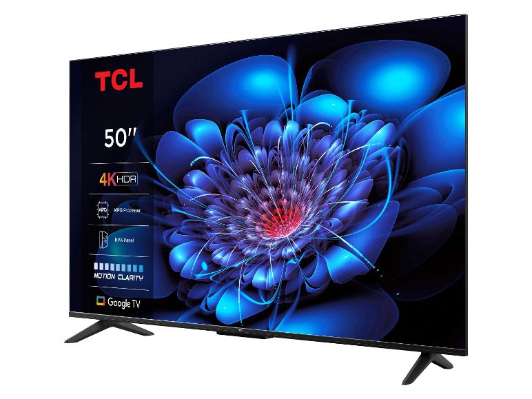 50-inch 4K HDR televisie met AiPQ processor en Google TV.