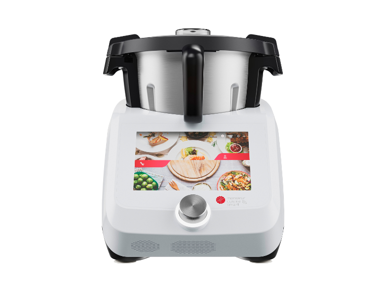 Monsieur Cuisine Smart: multifunctionele keukenrobot met touchscreen en roestvrijstalen kom.