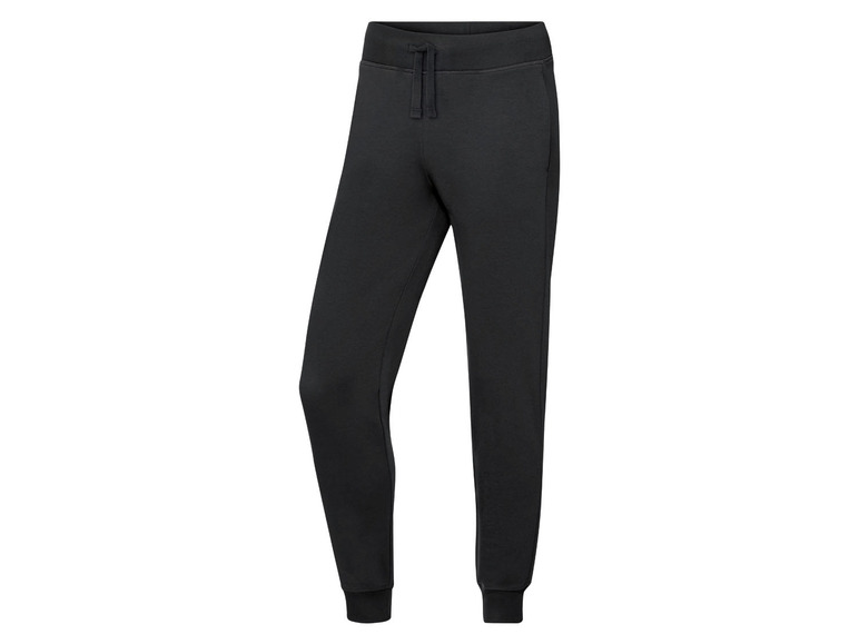 Zwarte joggingbroek met elastische tailleband.