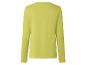 Een geel T-shirt met lange mouwen, achterkant.
