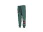 Groene joggingbroek met Spider-Man-print en „MARVEL” tekst.